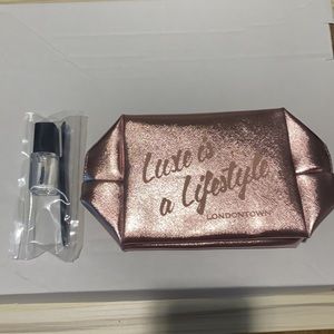 Brand New. Rose gold Cosmetic Bag
